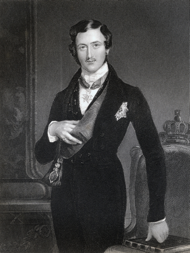 Albert Prince Consort of Great Britain & Ireland Francis Albert Augustus Charles Emmanuel Prince of Saxe-Coburg-Gotha Poster Print, 24 x 32