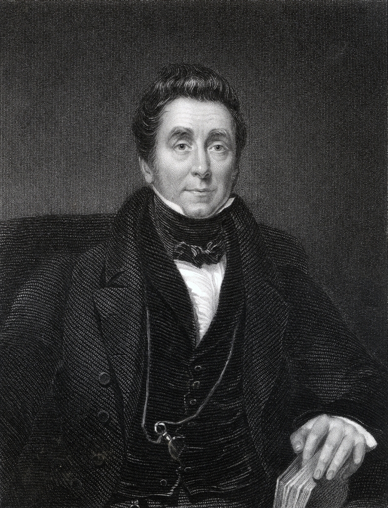 James Johnson 1777 to 1845 Physician Extraordinary to William Iv Engraved by W Holl After J Wood From the Book the Natio Poster Print, 24 x 32