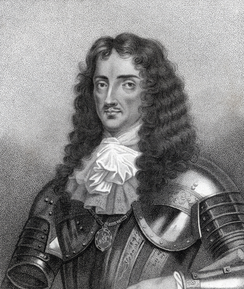 Charles II Aka the Merry Monarch 1630-1685 King of Great Britain & Ireland Engraved by Bocquet From the Book A Catalog Poster Print, 13 x 16