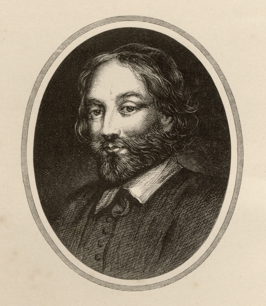 Sir Thomas Browne 1605 - 1682 English Author Engraved by J Cooper From the Book Varia Readings From Rare Books by J Hai Poster Print, 13 x 15