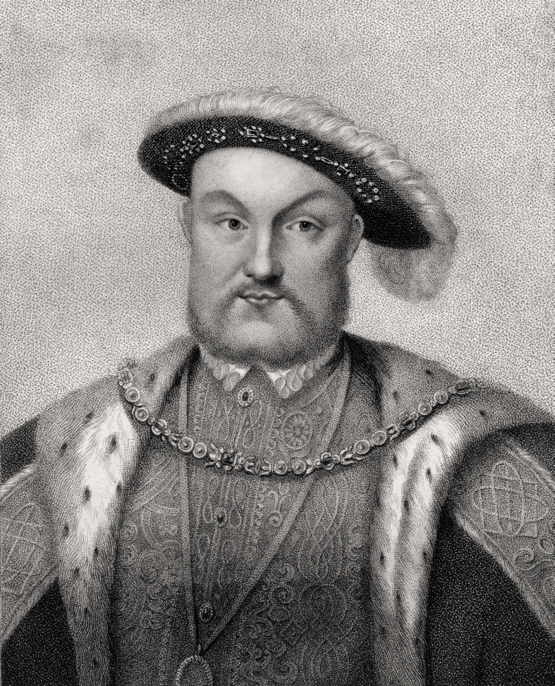 Henry Viii 1491 - 1547 King of England Engraved by Bocquet From the Book A Catalogue of the Royal & Noble Authors Publ Poster Print, 26 x 32