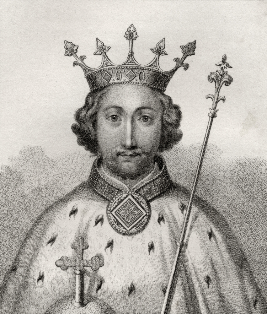 Richard Ii 1367 1400 King of England Engraved by Bocquet From the Book A Catalogue of the Royal & Noble Authors Publ 2 Poster Print, 26 x 32