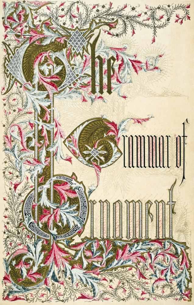 DPI1862481 Title Page From the Grammar of Ornament by Owen Jones Published by Day & Son London 1865 Poster Print, 11 x 18