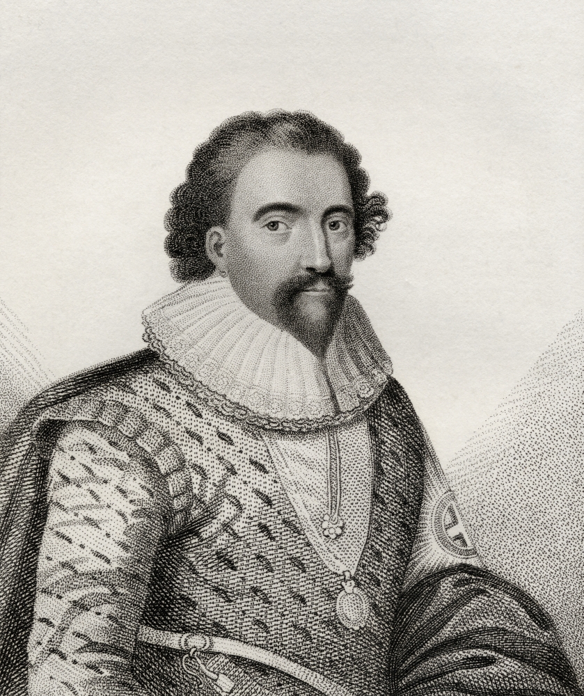 William Herbert 3rd Earl of Pembroke 1580-1630 Lord Chamberlain & Founder of Pembroke College From the Book A Catalogu Poster Print - 26 x 32
