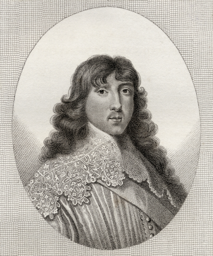 Henry Carey 2nd Earl of Monmouth 1596-1661 Translator From the Book A Catalogue of Royal & Noble Authors Volume III Pu Poster Print - 26 x 32