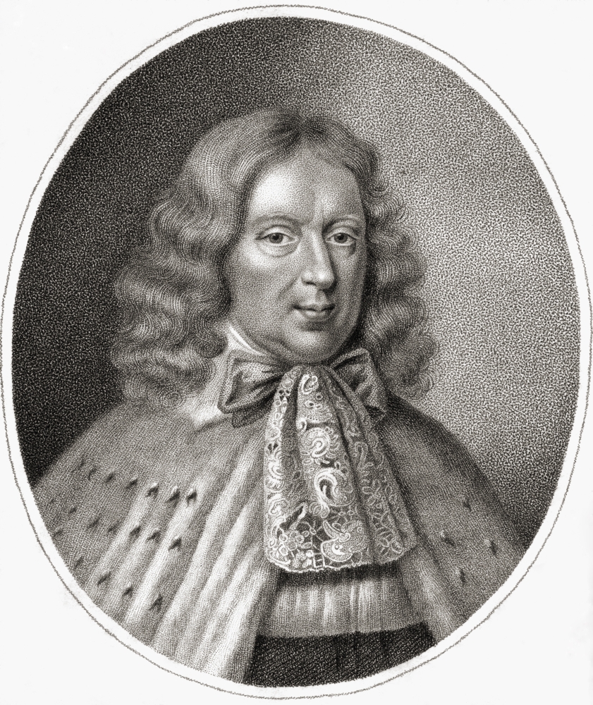 George Berkeley 1st Earl of Berkeley C16261698 English Politician Engraved by Bocquet From the Book A Catalogue of Roya Poster Print - 13 x 15