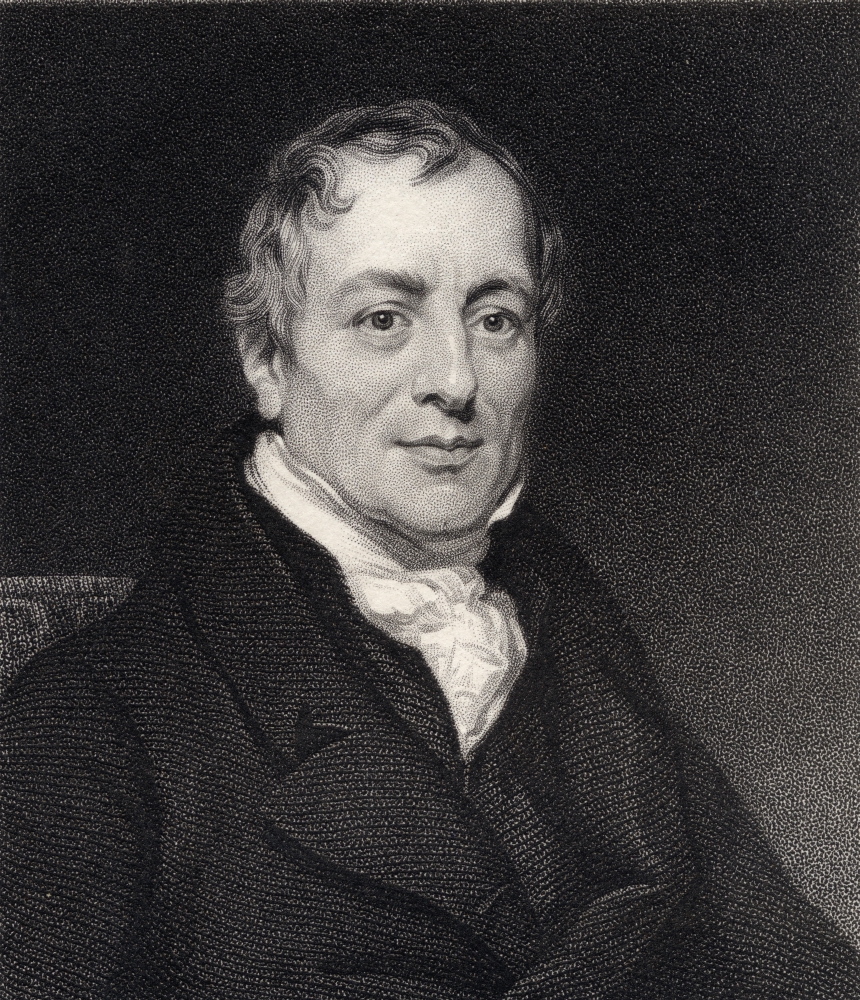 David Ricardo 1772-1823 English Economist Engraved by W Holl From the Book Historical Sketches of Statesmen Published Lo Poster Print - 13 x 16