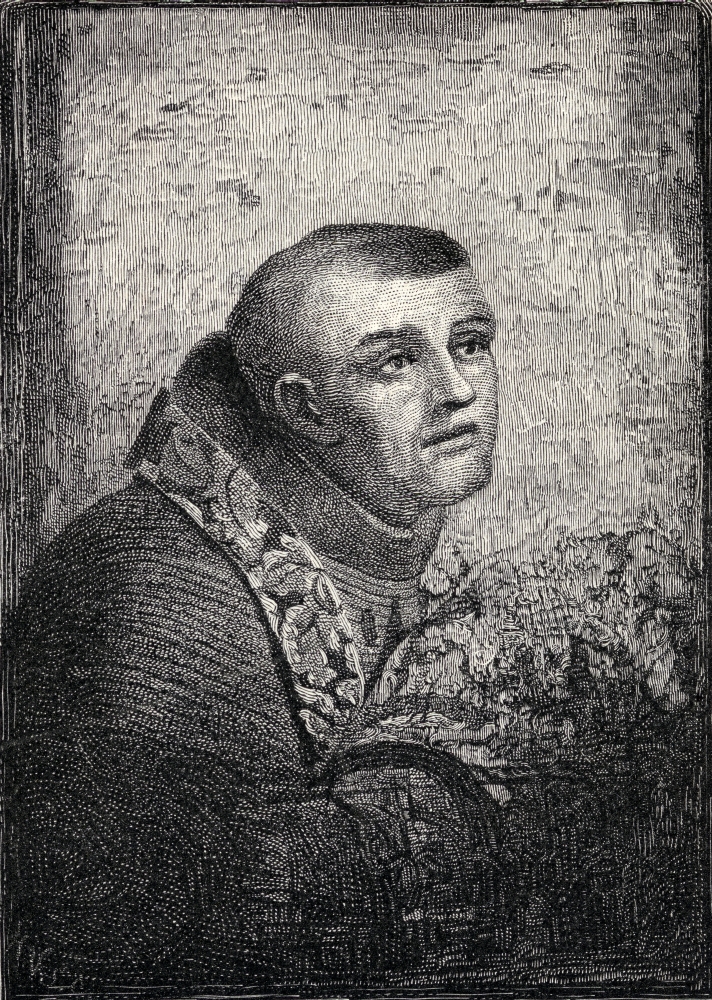 Father Junipero Serra Jose Miguel Serra Y Ferrer 1713 - 1784 Spanish Franciscan Friar Founder of Mission Chain In Alta C Poster Print, 12 x 17