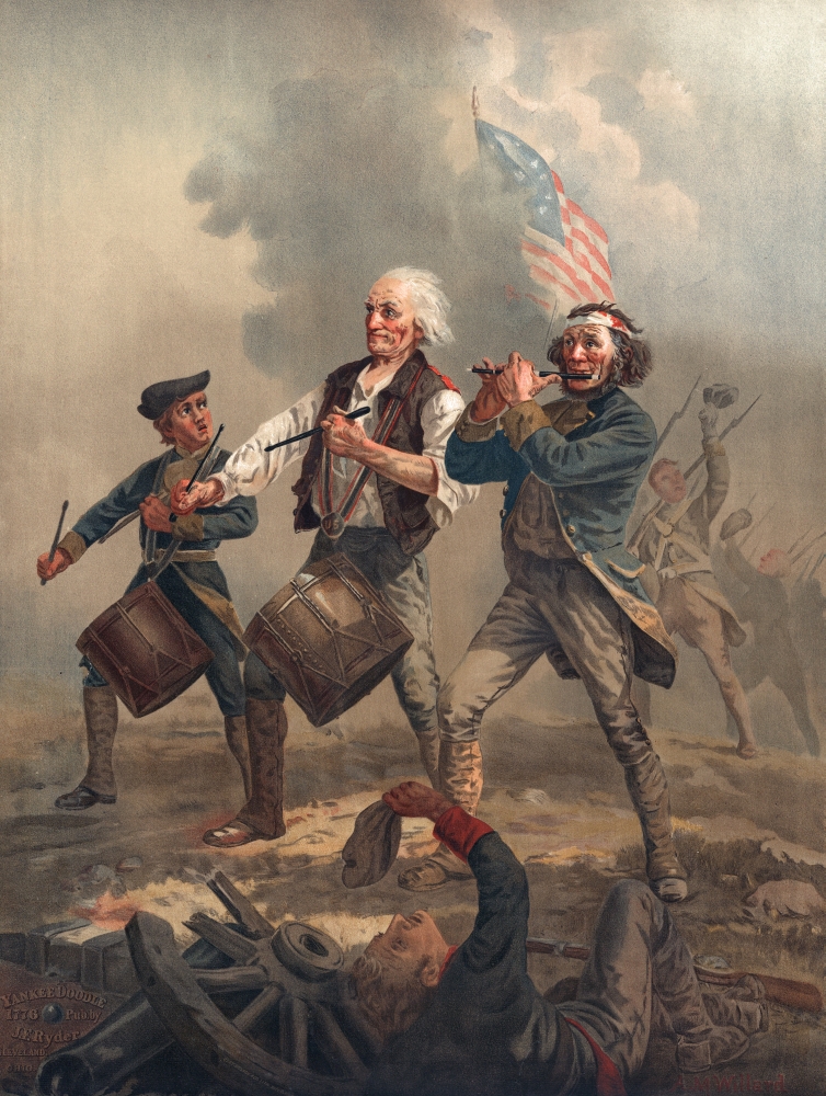 DPI1862778LARGE Yankee Doodle or the Spirit of 76 Chromolithograph Published by J. F. Ryder After Archibald M. Willard Poster Print, 24 x 34