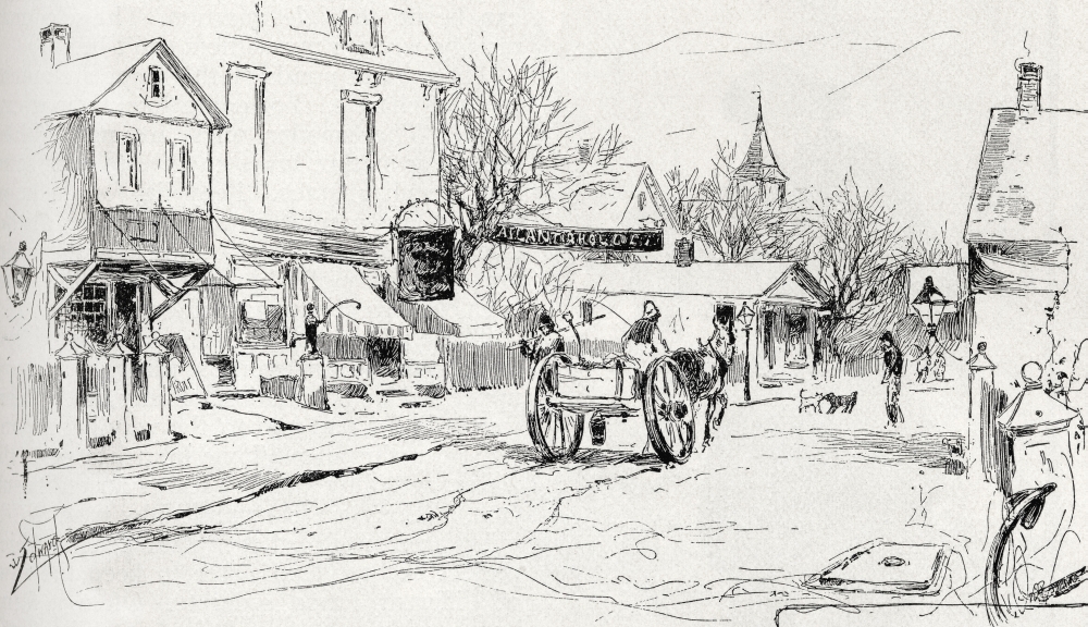 Commercial Street Provincetown Cape Cod Massachusetts United States of America From the Book the Century Illustrated Mon Poster Print - 38 x 22
