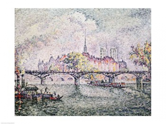 Picture of Posterazzi BALXIR203258 Ile De La Cite Paris 1912 Poster Print by Paul Signac - 24 x 18 in.