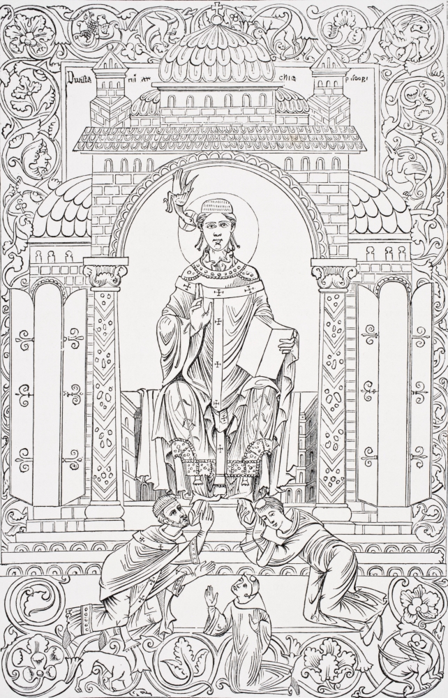 Pope St. Gregory I Surnamed Gregory the Great C. 540 - 604 Sending Missionaries Poster Print, 11 x 18