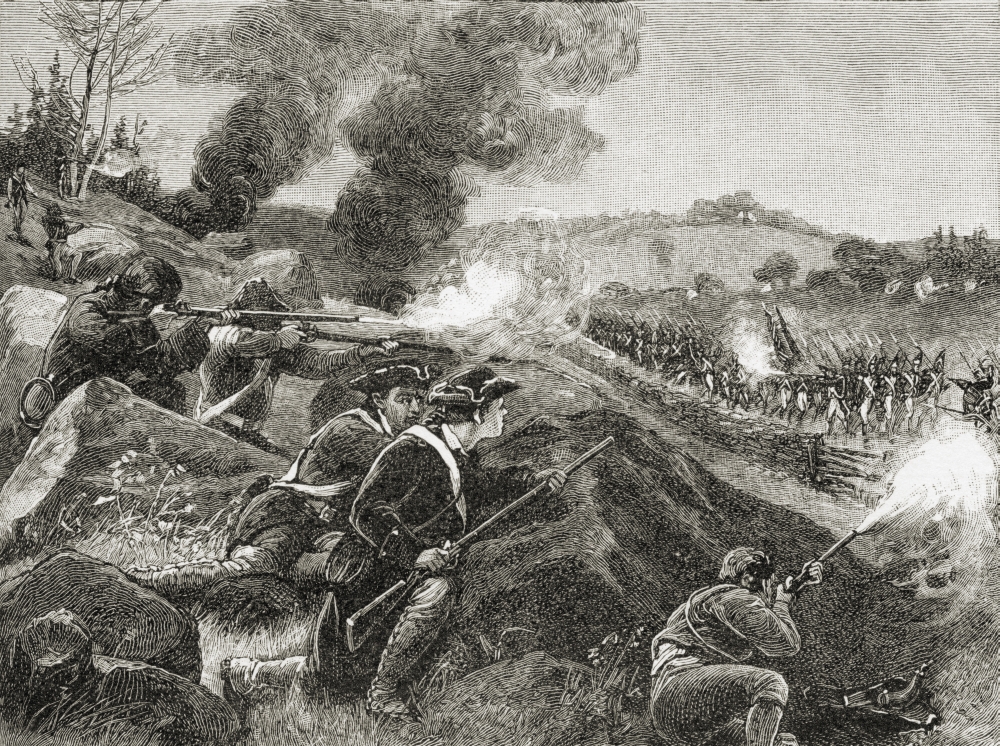 The British Retreating From Lexington Battle of Lexington & Concorde April 1775 From the Book A Brief History of the 3 Poster Print, 34 x 24