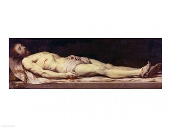 Picture of Posterazzi BALXIR210412LARGE The Shroud of St. Veronica Poster Print by Philippe De Champaigne - 36 x 24 in. - Large