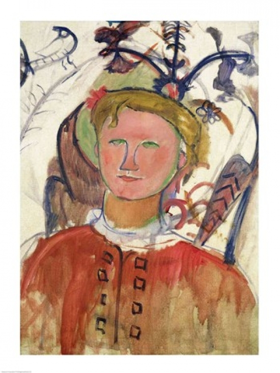 Picture of Posterazzi BALXIR211731LARGE Marie Vassilieff Poster Print by Amedeo Modigliani - 24 x 36 in. - Large