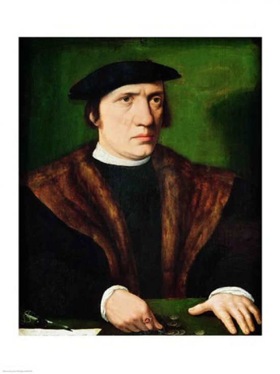 Picture of Posterazzi BALXIR212878 Portrait of A Man Poster Print by Hans Holbein - 18 x 24 in.