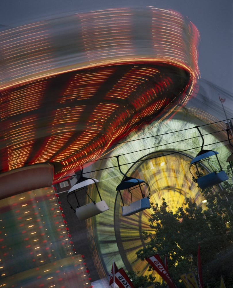 Midway Rides - Calgary Alberta Canada Poster Print