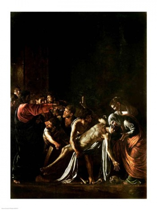 Picture of Posterazzi BALXIR238777 Resurrection of Lazarus Detail Poster Print by Caravaggio - 18 x 24 in.