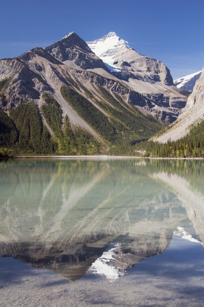 Reflection of Mountain In A Lake Poster Print - 24 x 38