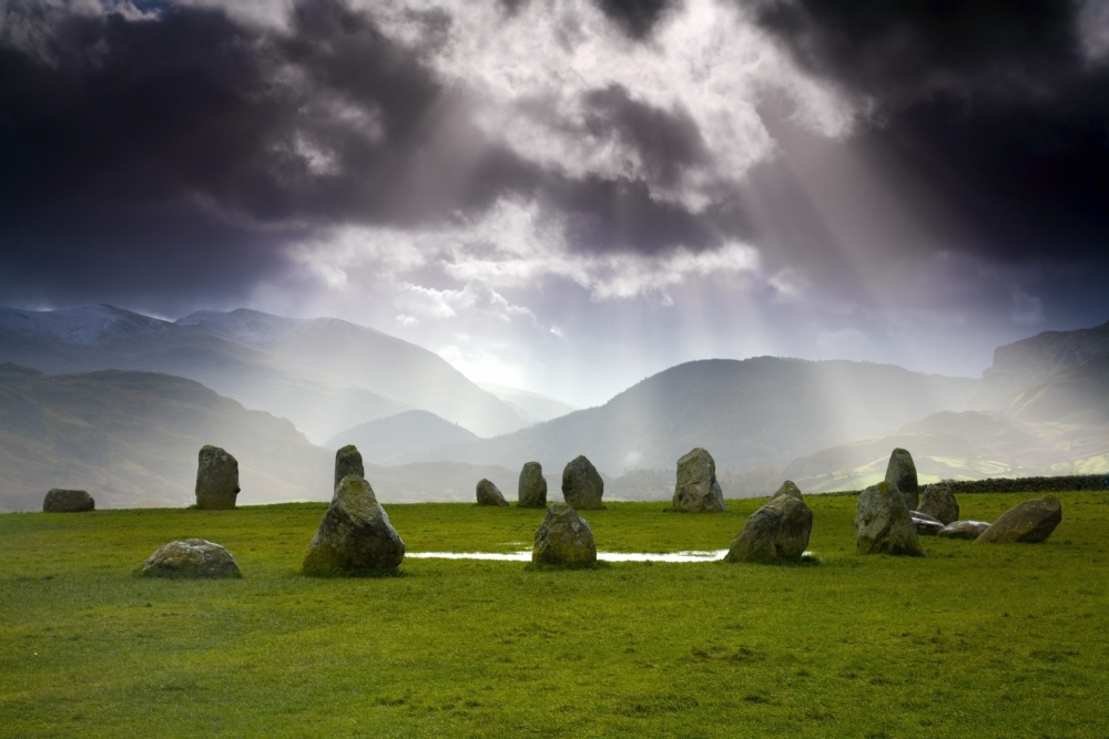 Castlerigg Stone Circle - Kendal Cumbria England Poster Print