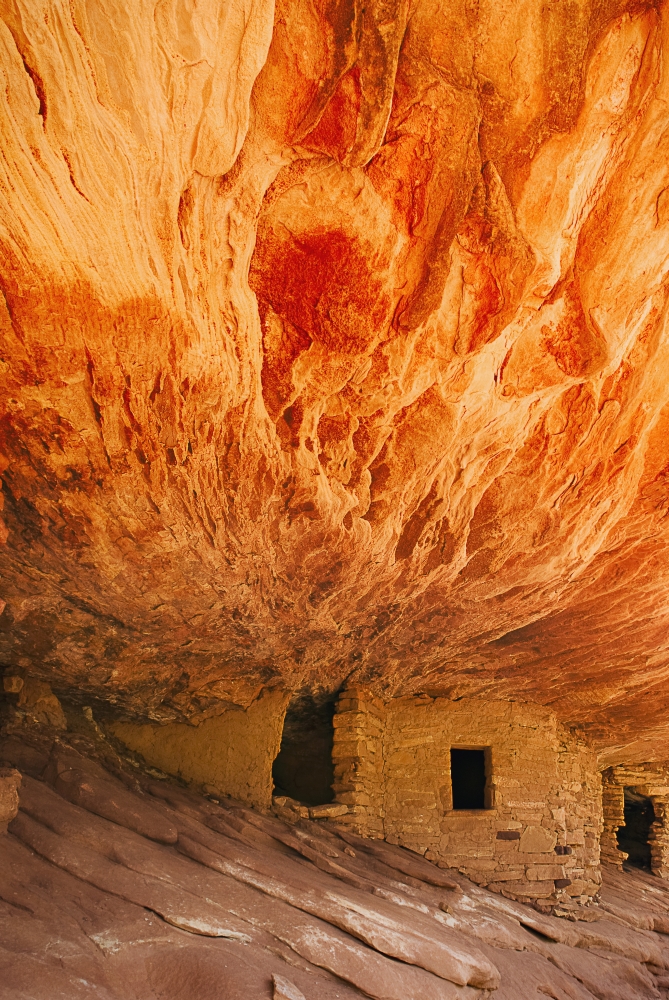 DPI1869060 Utah United States of America - the House on Fire Indian Ruins Poster Print, 12 x 19