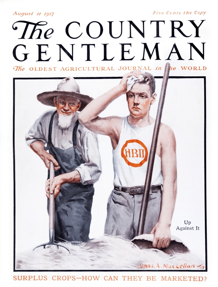 Cover of Country Gentleman Agricultural Magazine From The Early 20th Century Poster Print - 13 x 17 in.