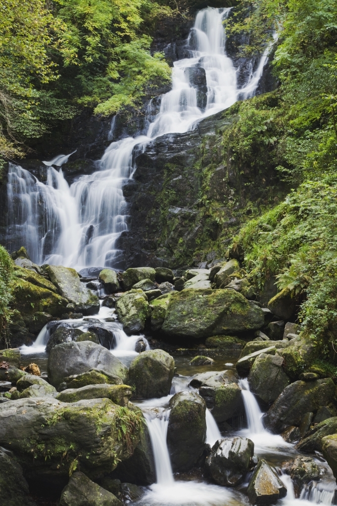 Killarney County Kerry Ireland - Torc Waterfall on Torc Mountain Poster Print