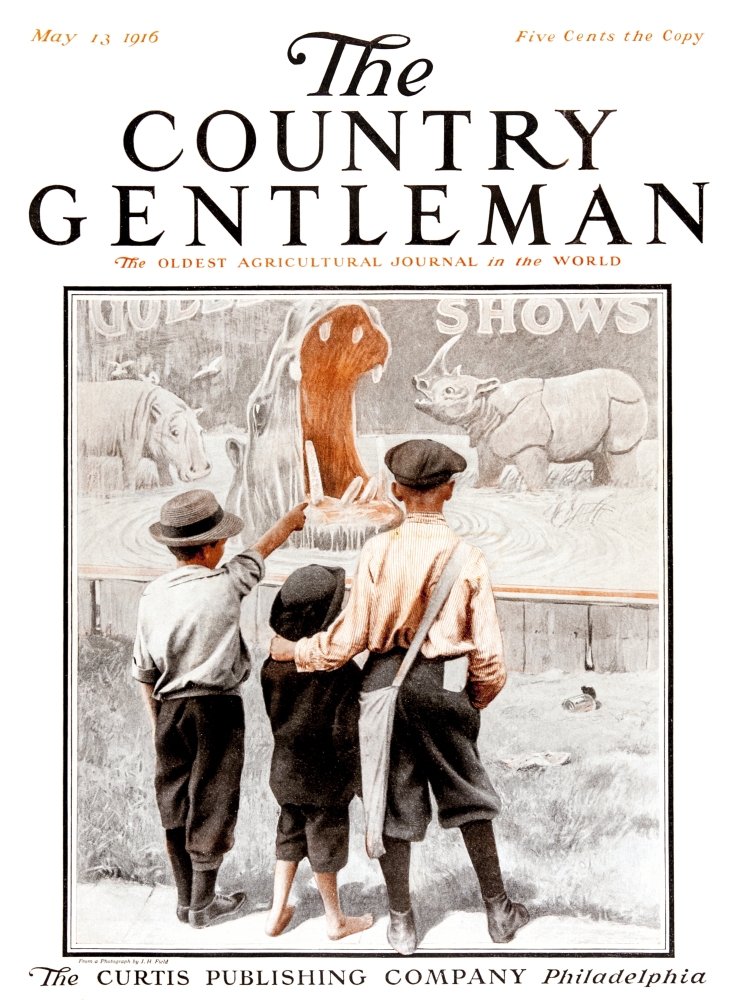 DPI12272383 Cover of Country Gentleman Agricultural Magazine From The Early 20th Century Poster Print - 13 x 17 in.