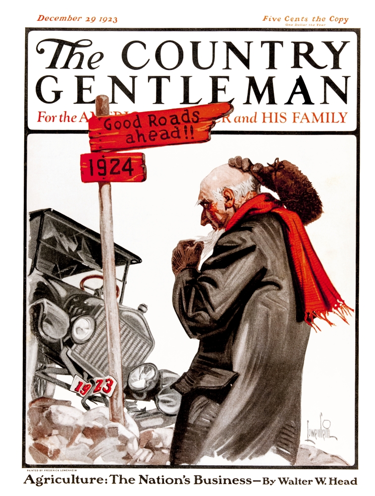 DPI12272405 Cover of Country Gentleman Agricultural Magazine From The Early 20th Century Poster Print - 13 x 17 in.