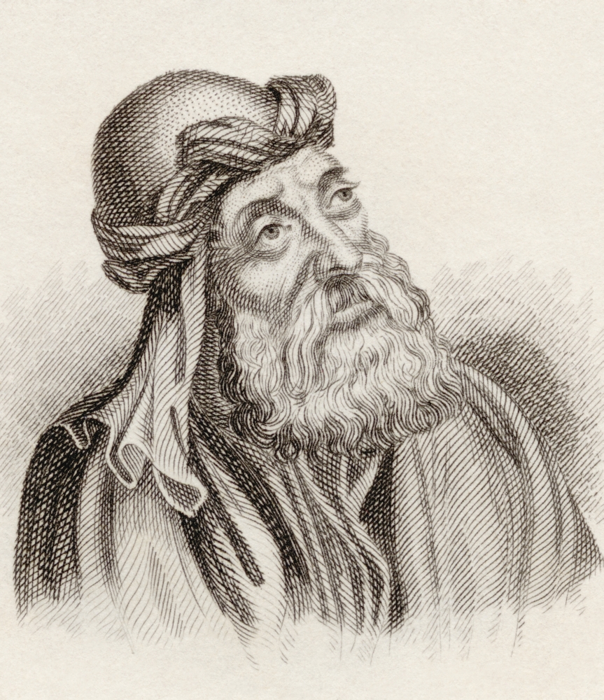 Saint Cyril of Jerusalem Born Circa 313 Died 386 Distinguished Theologian of the Early Church From the Book Crabbes Hi 2 Poster Print - 26 x 30