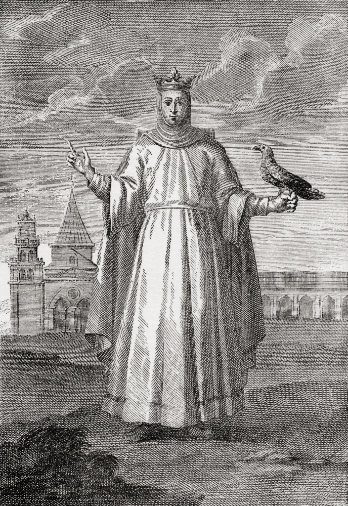 Eleanor of England Born 1162 Died 1214 Queen of Castile & Toledo As Wife of Alfonso Viii of Castile From the Book Sp 1 Poster Print - 12 x 17
