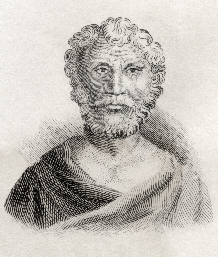 Quintus Junius Rusticus Born Circa. 100 Ad Died Circa. 170 Ad. Stoic Poster Print - 26 x 30
