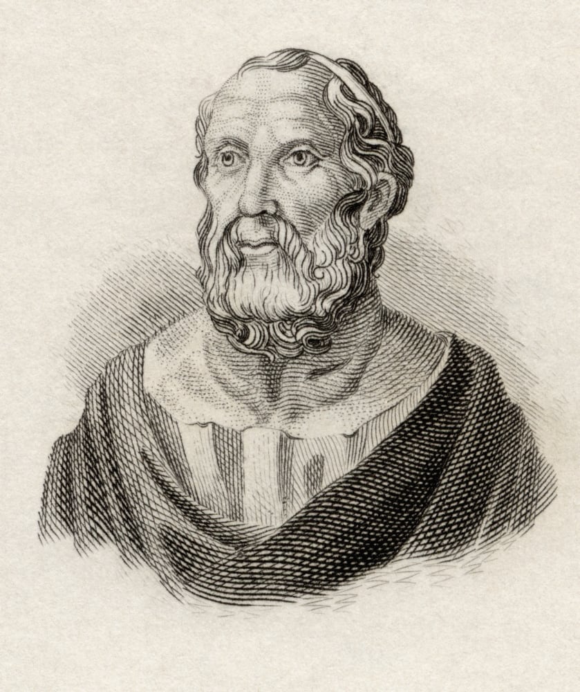 DPI1872206 Plato Born Between 428 & 427 Bc Died Between 348 & 347 Bc. Classical Greek Poster Print, 13 x 16