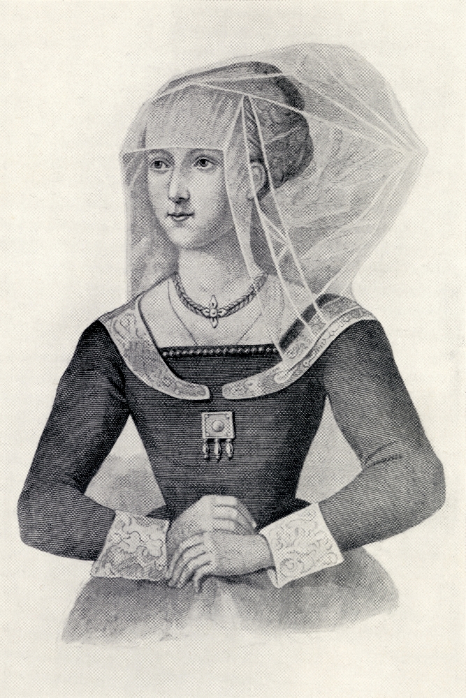 Picture of   Elizabeth Woodville Or Wydeville&#44; Circa 1437 to 1492 Queen Consort of Edward IV&#44; King of England From The Book Our Queen Mothers By Elizabeth Villiers Poster Print&#44; 24 x 36 - Large