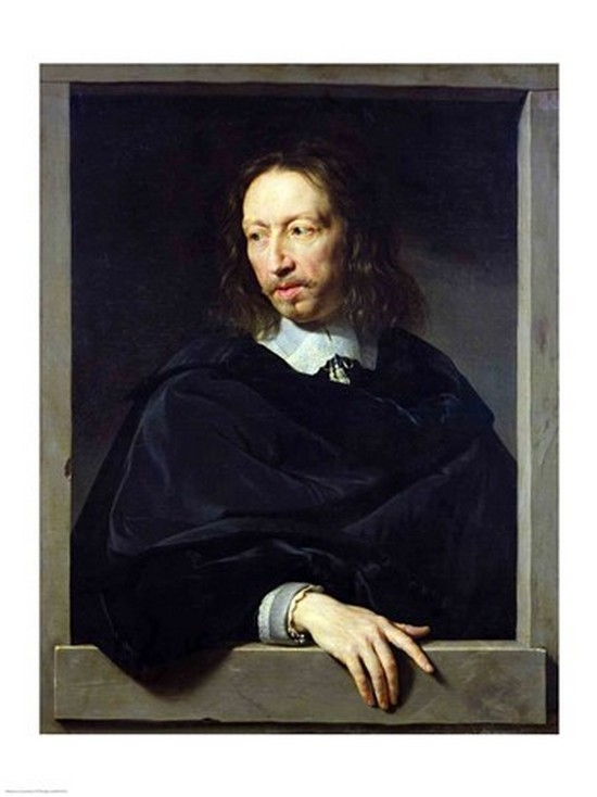 Picture of Posterazzi BALXIR27613LARGE Portrait of A Gentleman Known As Arnaud DAndilly Poster Print by Philippe De Champaigne - 24 x 36 in. - Large