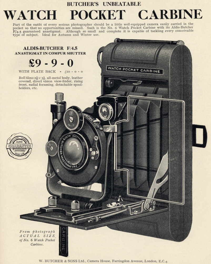 DPI1872369LARGE Advertisement For The Watch Pocket Carbine Camera From The Book Photograms of The Year Published 1924 Poster Print, 26 x 32 - Large