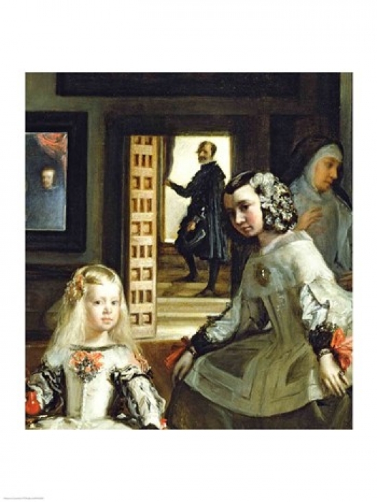 Picture of Posterazzi BALXIR331684LARGE Las Meninas Or The Family of Philip IV C.1656 Detail Poster Print by Diego Velazquez - 24 x 36 in. - Large