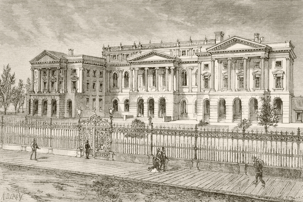 DPI1872517LARGE Toronto, Canada. Osgoode Hall In The 19th Century From A 19th Century Illustration Poster Print, 34 x 22 - Large
