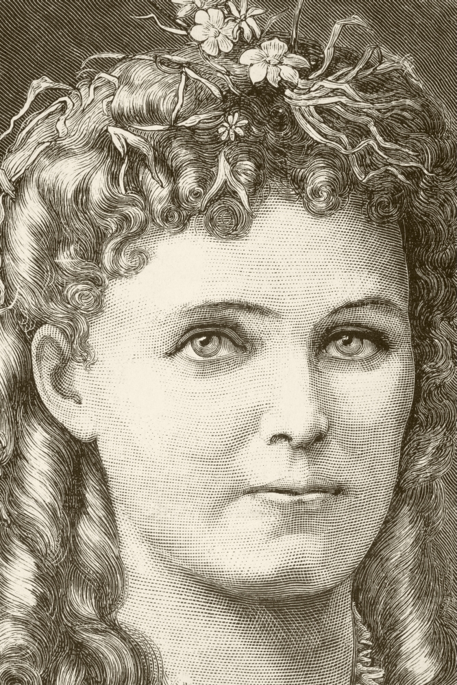 Christina Nilsson - Countess De Casa Miranda - 1843 to 1921 Swedish Operatic Soprano From A 19th Century Illustration Poster Print - 11 x 17