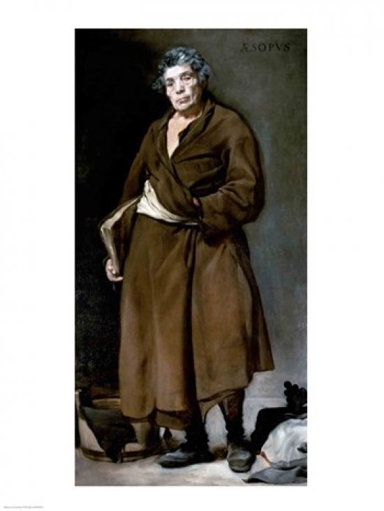 Picture of Posterazzi BALXIR36751 Aesop 1640 Poster Print by Diego Velazquez - 18 x 24 in.