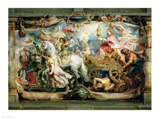 Picture of Posterazzi BALXIR36862 The Triumph of The Church Over Fury Hatred & Discord Poster Print by Peter Paul Rubens - 24 x 18 in.