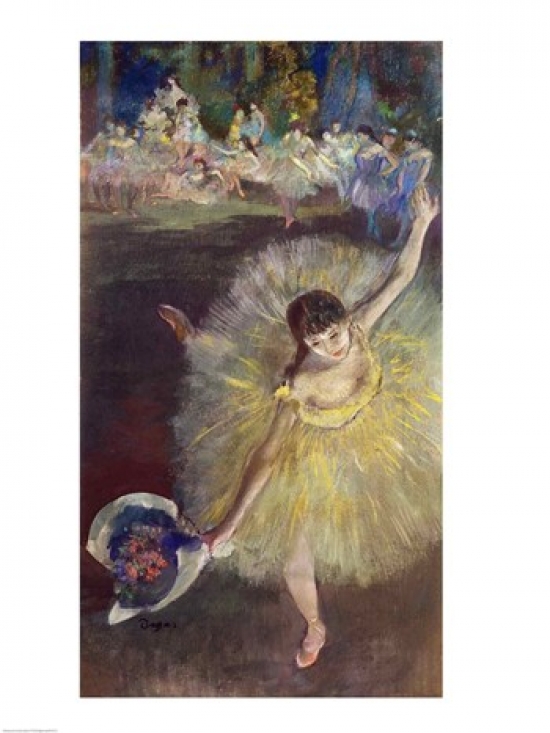 Picture of Posterazzi BALXIR370 End of An Arabesque 1877 Poster Print by Edgar Degas - 18 x 24 in.