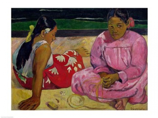Picture of Posterazzi BALXIR37013 Women of Tahiti on The Beach 1891 Poster Print by Paul Gauguin - 24 x 18 in.