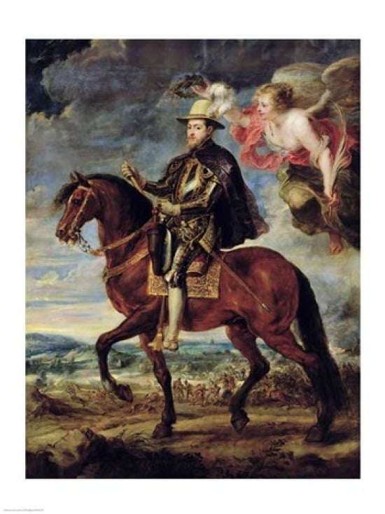 Picture of Posterazzi BALXIR37219LARGE Philip II Poster Print by Peter Paul Rubens - 24 x 36 in. - Large