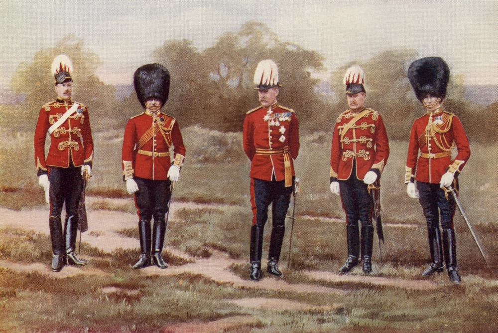 Field Marshal Paul Sanford Methuen 3Rd Baron Methuen & His Staff During The Second Boer War From Left to Right Major 1 Poster Print, 17 x 12