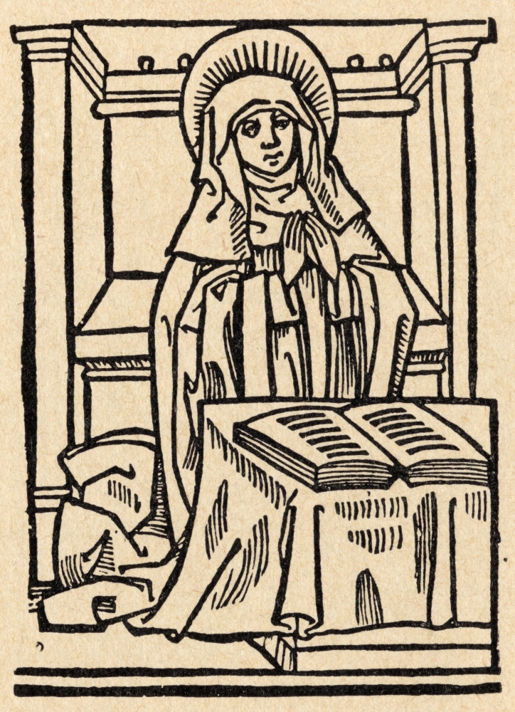 Birgitta Birgersdotter, 1303 Poster Print, 12 x 17