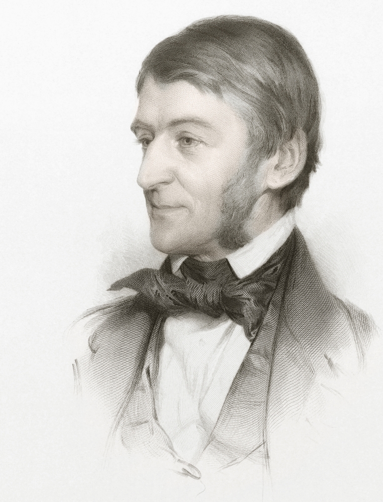 Ralph Waldo Emerson 1803 to 1882 American Author - Poet - Philosopher Poster Print - 24 x 32 - Large