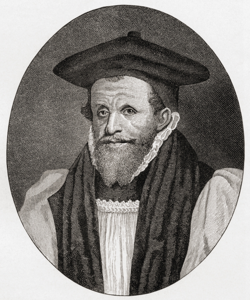 Picture of   Archbishop Richard Bancroft&#44; 1544 to 1610 Archbishop of Canterbury From The Book Short History of The English People by J.R. Green Published London 1893 Poster Print&#44; 26 x 32 - Large