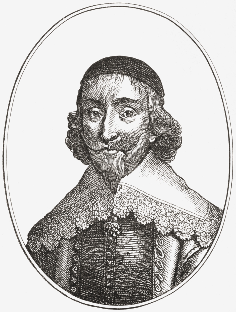 Picture of   John Bastwick&#44; 1593 to 1654 English Puritan Physician & Controversial Writer From The Book Short History of The English People by J.R. Green Published London 1893 Poster Print&#44; 12 x 16