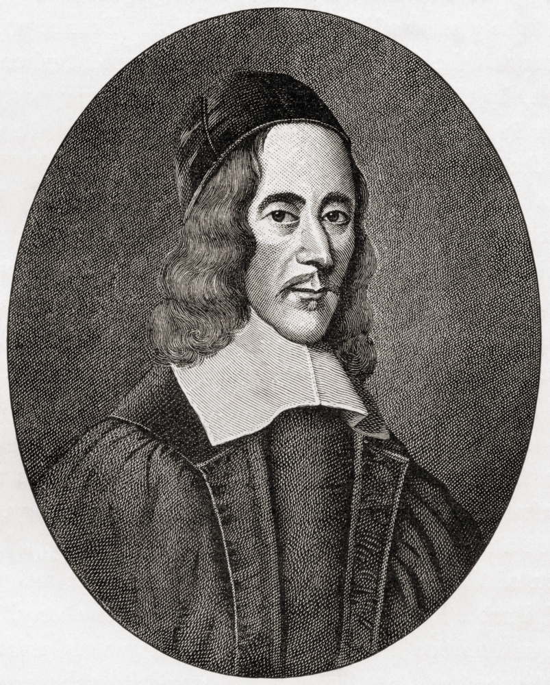 Picture of   George Herbert&#44; 1593 to 1633 Welsh Poet&#44; Orator & Anglican Priest From The Book Short History of The English People by J.R. Green Published London 1893 Poster Print&#44; 26 x 32 - Large